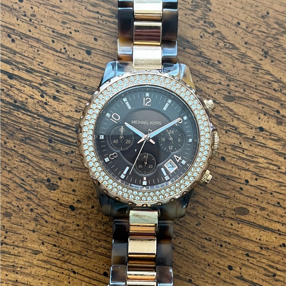 Michael Kors ceramic tortoise watch MK-5416.